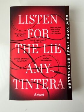 Listen for the Lie by Amy Tintera - Red Paperback Novel